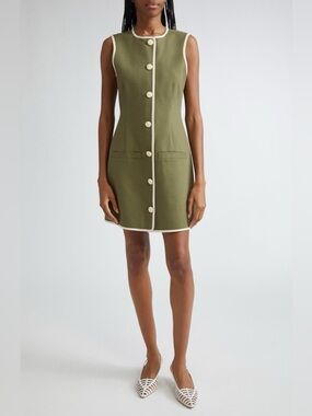 Veronica Beard | Dresses | Veronica Beard Bettina White Eyelet Minidress  Short Sleeve Button Dress Med 6 | Poshmark